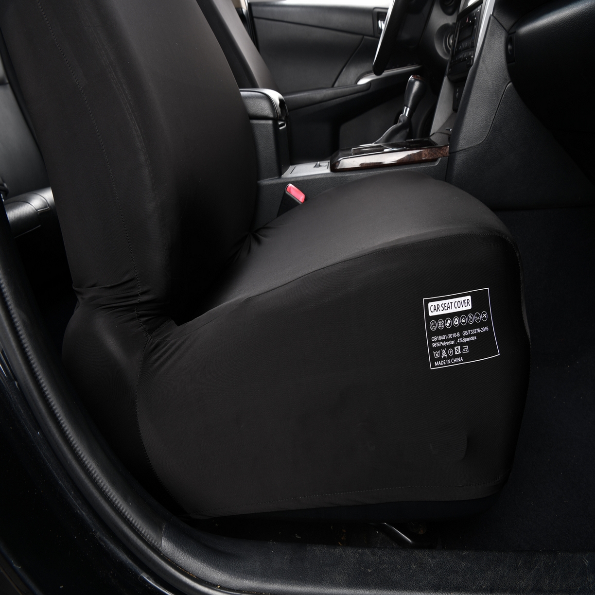 91家纺网 家纺一手货源 找家纺 千彤沙发垫 2025新款凉感冰丝a-弹力全包围 汽车前排座椅套单只装 黑色