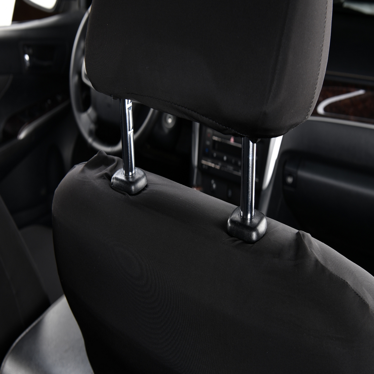 91家纺网 家纺一手货源 找家纺 千彤沙发垫 2025新款凉感冰丝a-弹力全包围 汽车前排座椅套单只装 黑色