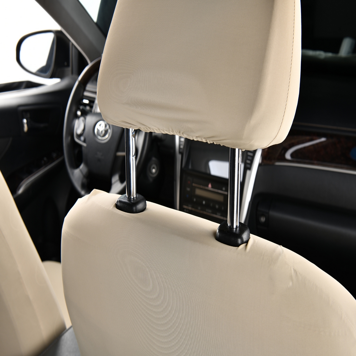 91家纺网 家纺一手货源 找家纺 千彤沙发垫 2025新款凉感冰丝a-弹力全包围 汽车前排座椅套单只装 米咖