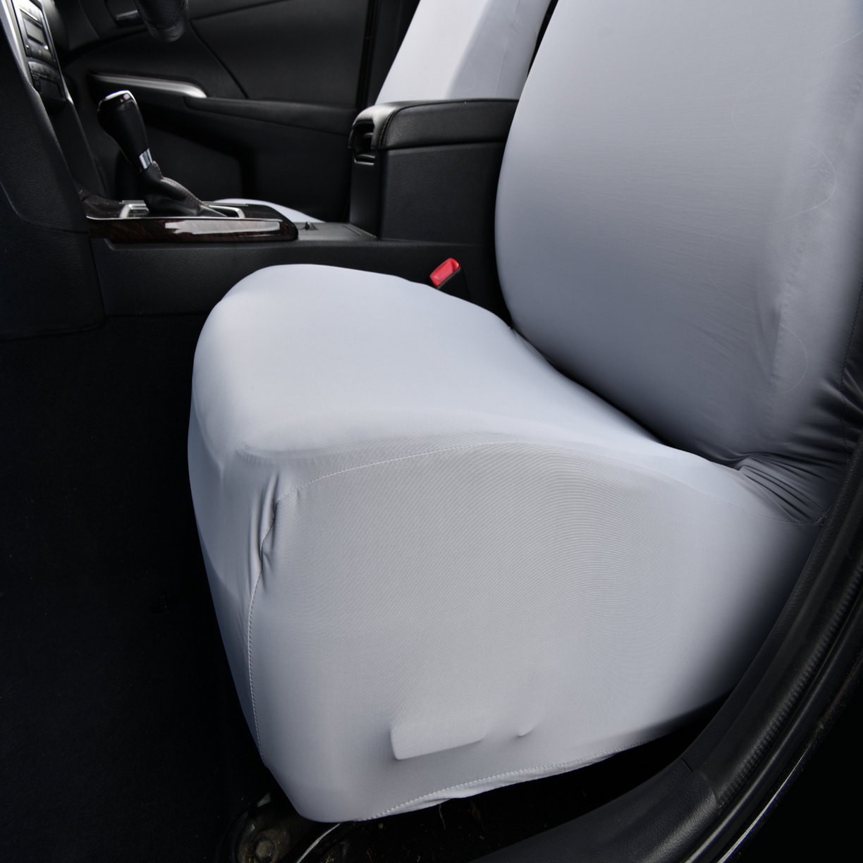 91家纺网 家纺一手货源 找家纺 千彤沙发垫 2025新款凉感冰丝a-弹力全包围 汽车前排座椅套单只装 银灰