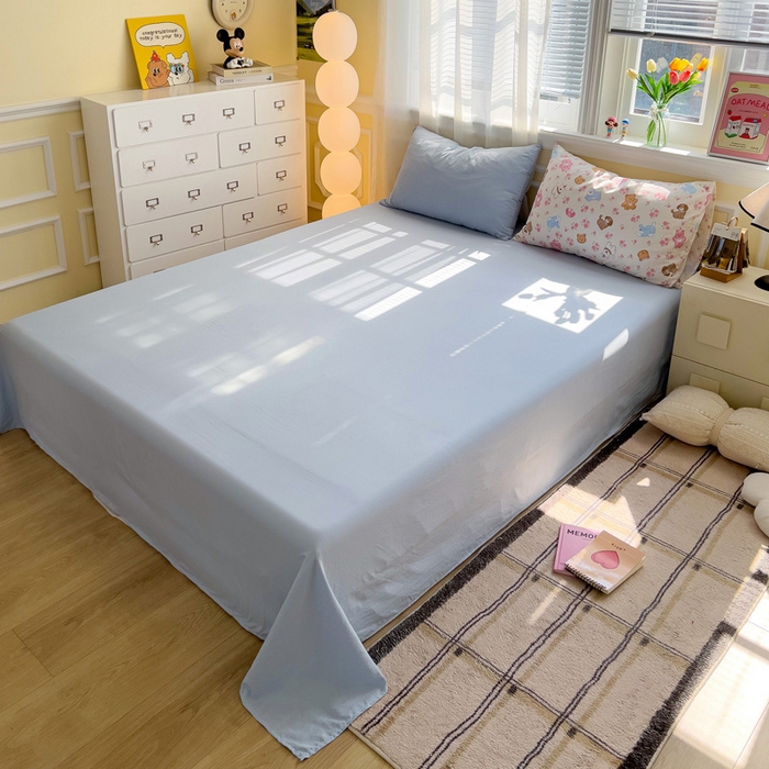 91家纺网 家纺一手货源 找家纺 水墨江南 2025新款超柔水洗棉印花四件套 动物乐园