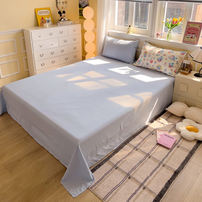 91家纺网 家纺一手货源 找家纺 水墨江南 2025新款超柔水洗棉印花四件套 多宝鱼