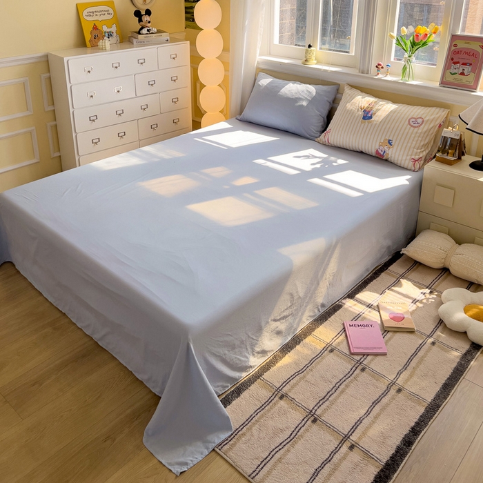 91家纺网 家纺一手货源 找家纺 水墨江南 2025新款超柔水洗棉印花四件套 好伙伴