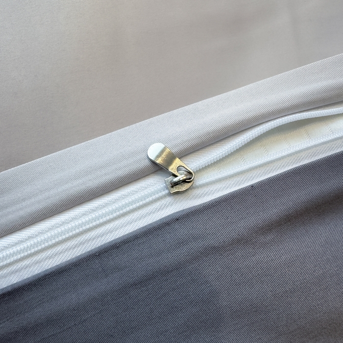 91家纺网 家纺一手货源 找家纺 红嘴企鹅2025新款幻影冰丝四件套-蝴蝶系列 幻影-灰色