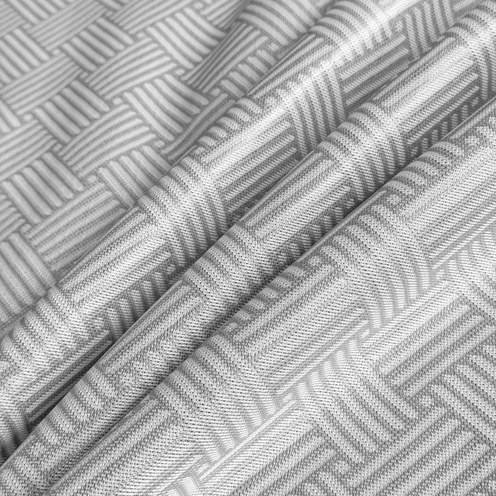 91家纺网 家纺一手货源 找家纺 红嘴企鹅2025新款人字纹提花冰丝凉席（量大可聊 ） 人字纹提花-灰色