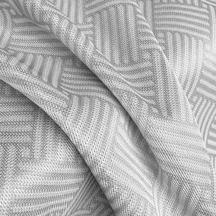 91家纺网 家纺一手货源 找家纺 红嘴企鹅2025新款人字纹提花冰丝凉席（量大可聊 ） 人字纹提花-灰色