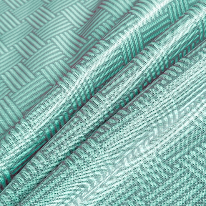 91家纺网 家纺一手货源 找家纺 红嘴企鹅2025新款人字纹提花冰丝凉席（量大可聊 ） 人字纹提花-绿色