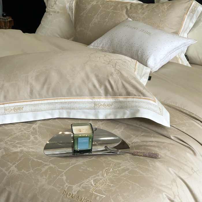 91家纺网 家纺一手货源 找家纺 馨蕊家居 2025新款全棉提花四件套-慕奈 慕奈-灰湖绿