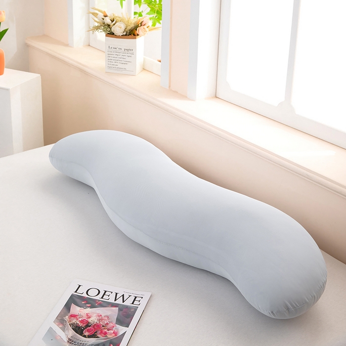 91家纺网 家纺一手货源 找家纺 （总）合纵跨境工厂 2025新款亚朵同款星球抱抱枕头孕妇抱枕靠枕垫腿枕腰枕跨境外贸JIT一件代发TEMU亚马逊希音包过核价-浅灰