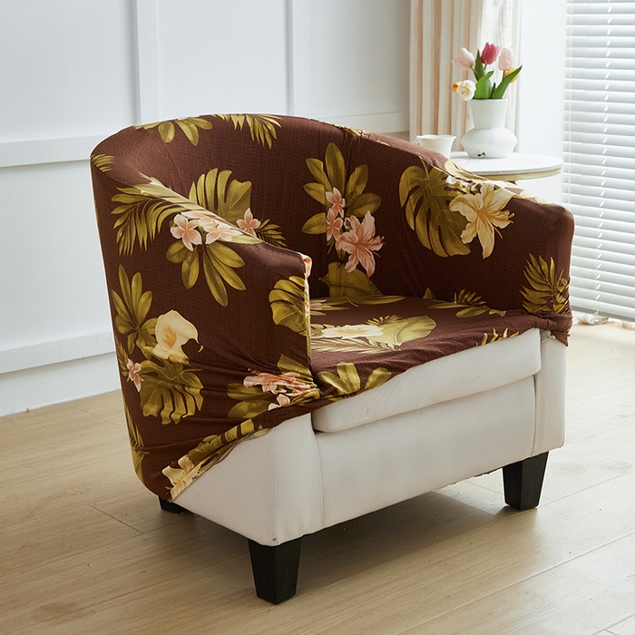 91家纺网 家纺一手货源 找家纺 逐日沙发套2025新款半圆沙发椅套 维朵咖