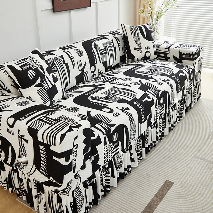 91家纺网 家纺一手货源 找家纺 （总）逐日沙发套2025新款裙摆沙发套