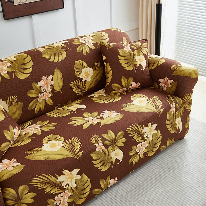 91家纺网 家纺一手货源 找家纺 逐日沙发套2025新款沙发套 维朵咖