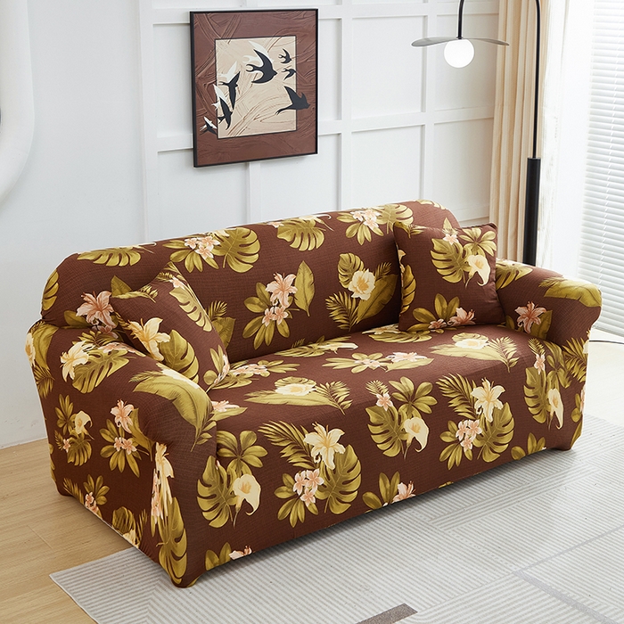 91家纺网 家纺一手货源 找家纺 逐日沙发套2025新款沙发套 维朵咖