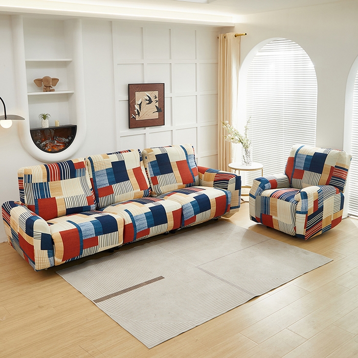 91家纺网 家纺一手货源 找家纺 逐日沙发套2025新款芝华仕沙发套 格瑞雅