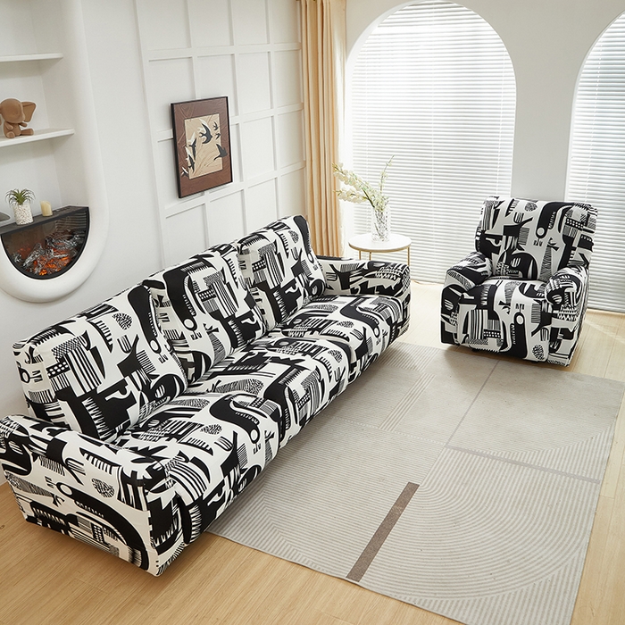 91家纺网 家纺一手货源 找家纺 逐日沙发套2025新款芝华仕沙发套 静逸