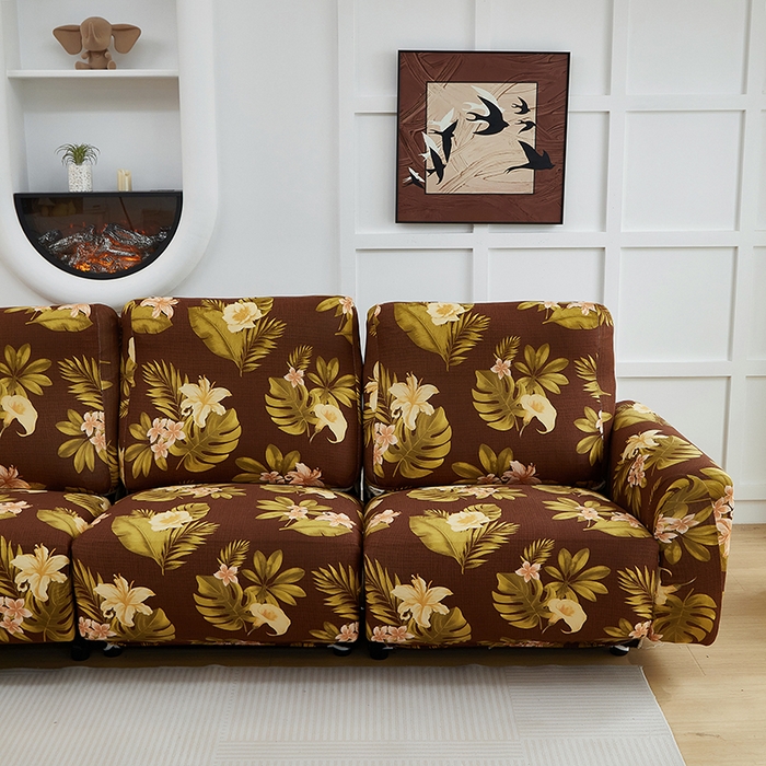 91家纺网 家纺一手货源 找家纺 逐日沙发套2025新款芝华仕沙发套 维朵咖