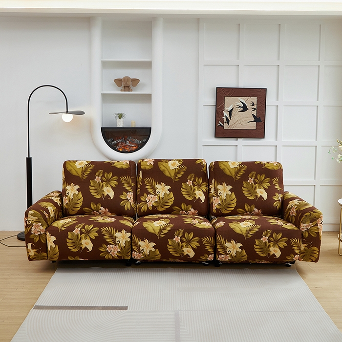 91家纺网 家纺一手货源 找家纺 逐日沙发套2025新款芝华仕沙发套 维朵咖