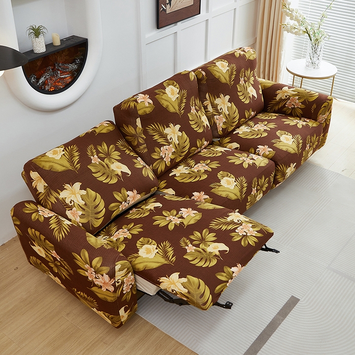 91家纺网 家纺一手货源 找家纺 逐日沙发套2025新款芝华仕沙发套 维朵咖