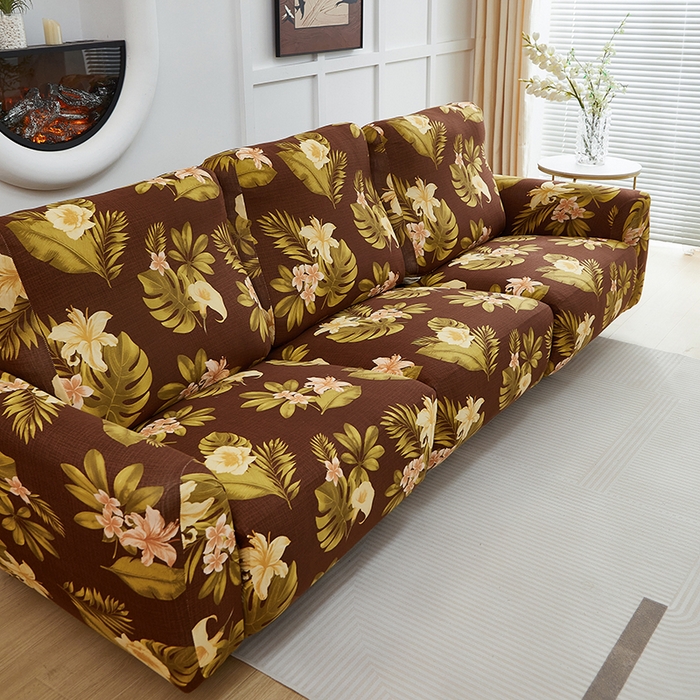 91家纺网 家纺一手货源 找家纺 逐日沙发套2025新款芝华仕沙发套 维朵咖