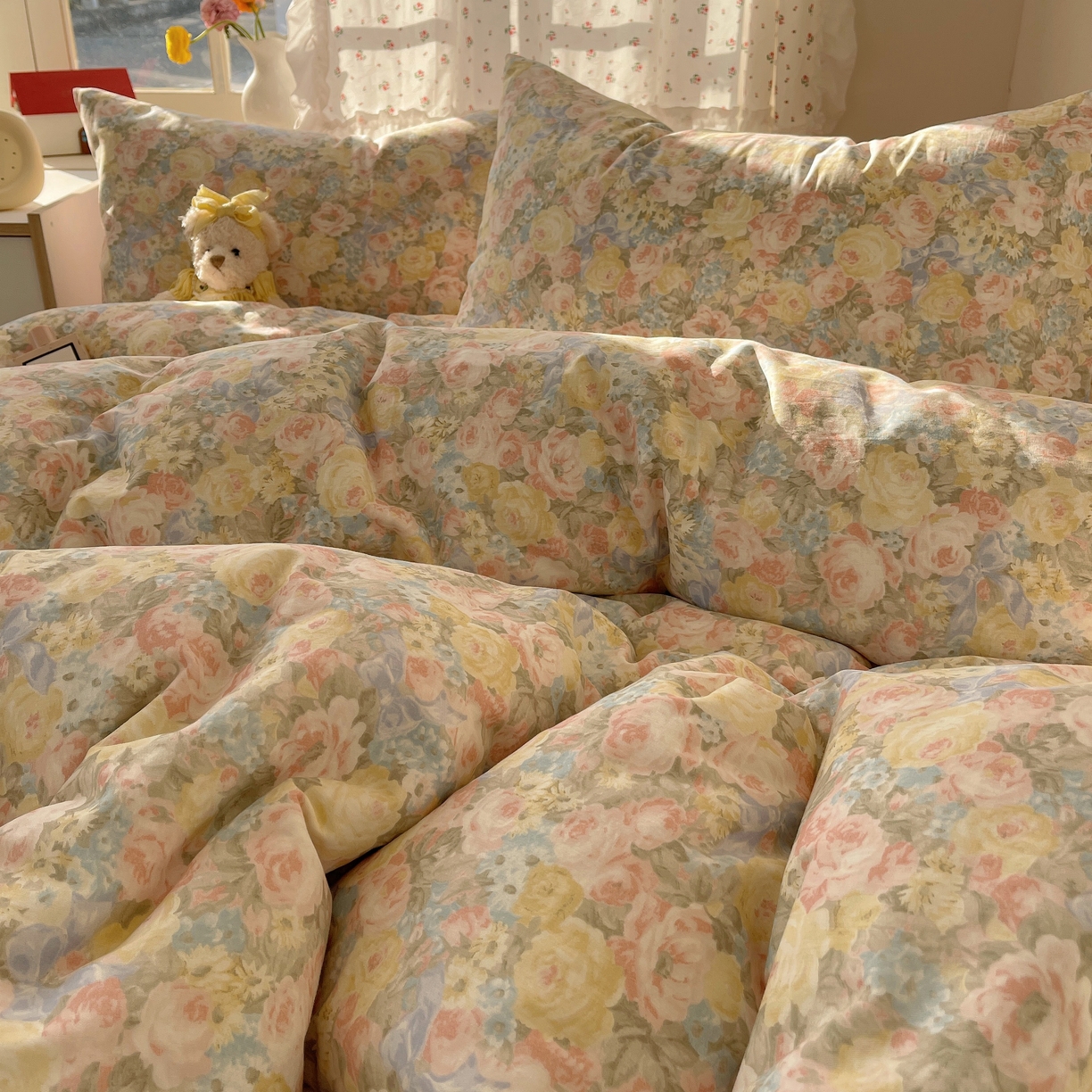 91家纺网 家纺一手货源 找家纺 （总）瑞莱 2025新款亲肤舒适全棉纯棉印花单被套系列