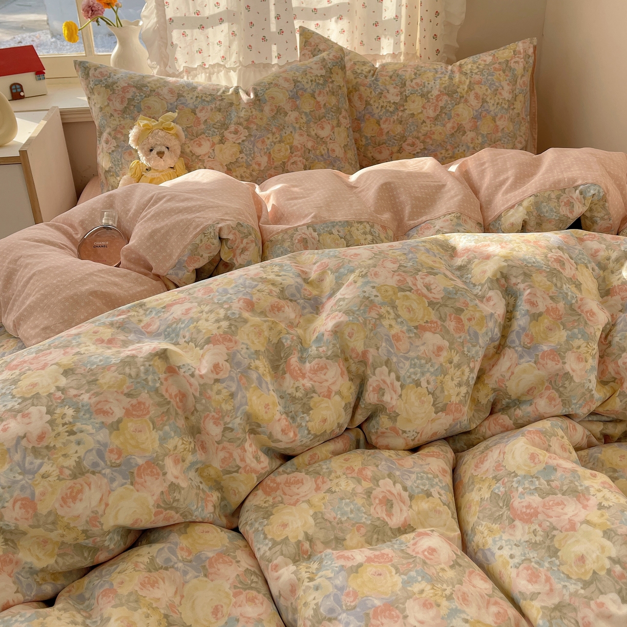 91家纺网 家纺一手货源 找家纺 （总）瑞莱 2025新款亲肤舒适全棉纯棉印花单被套系列