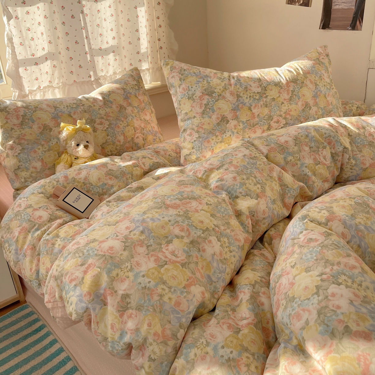 91家纺网 家纺一手货源 找家纺 （总）瑞莱 2025新款亲肤舒适全棉纯棉印花单被套系列