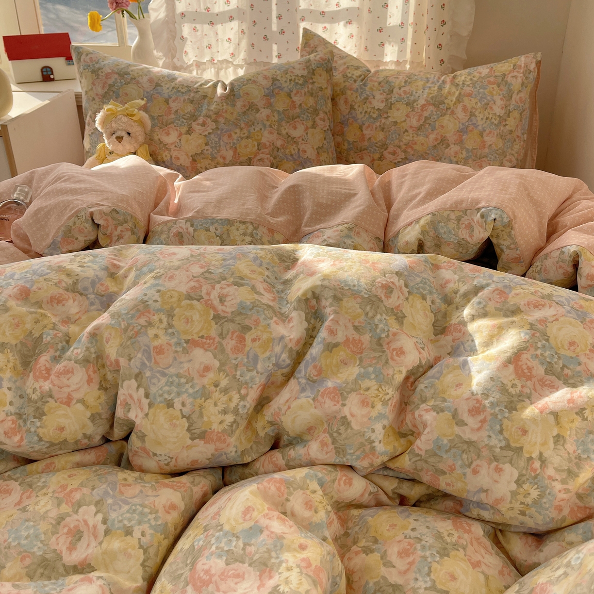 91家纺网 家纺一手货源 找家纺 （总）瑞莱 2025新款亲肤舒适全棉纯棉印花单被套系列