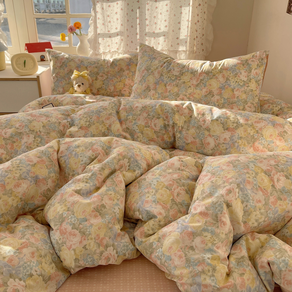 91家纺网 家纺一手货源 找家纺 （总）瑞莱 2025新款亲肤舒适全棉纯棉印花单被套系列