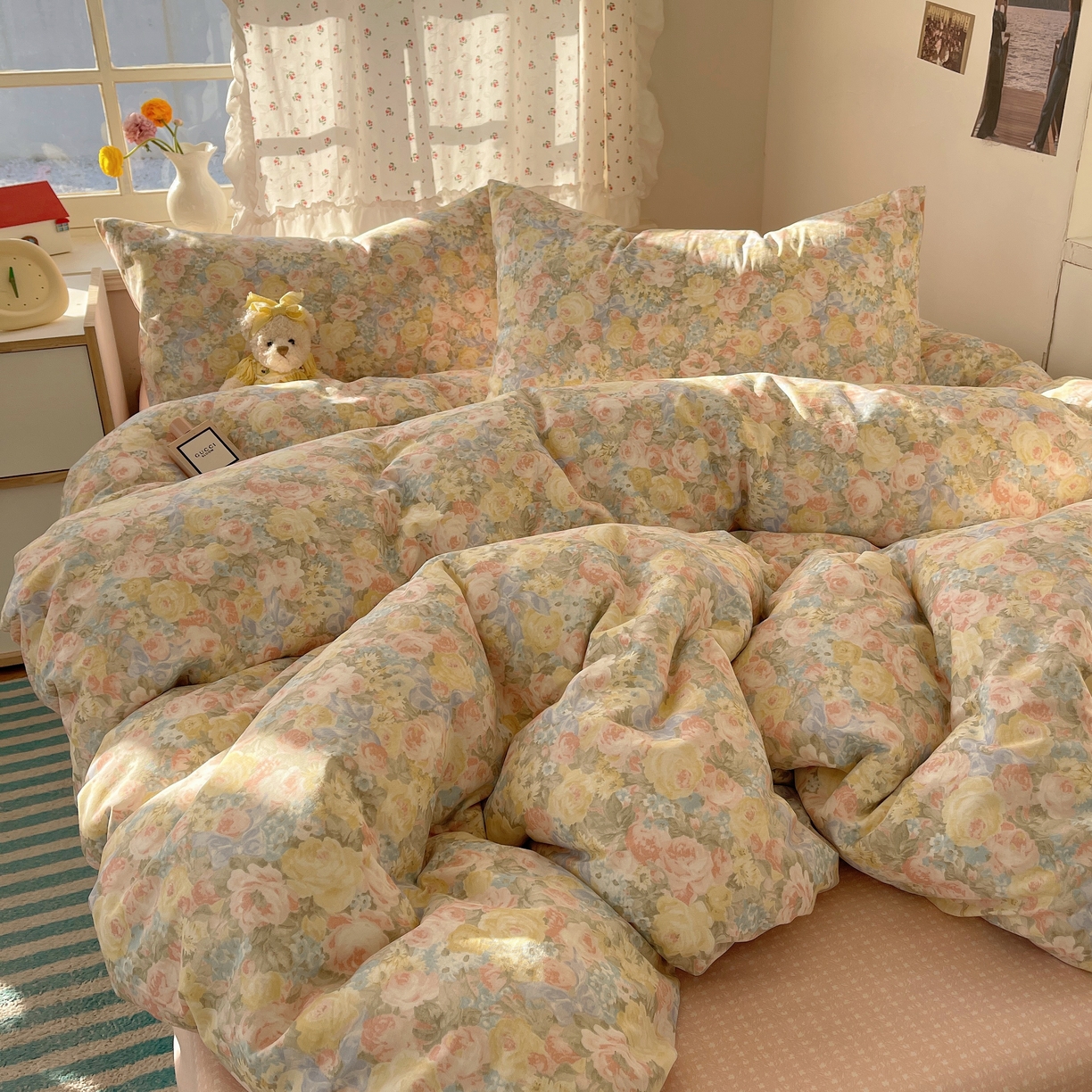 91家纺网 家纺一手货源 找家纺 （总）瑞莱 2025新款亲肤舒适全棉纯棉印花单被套系列