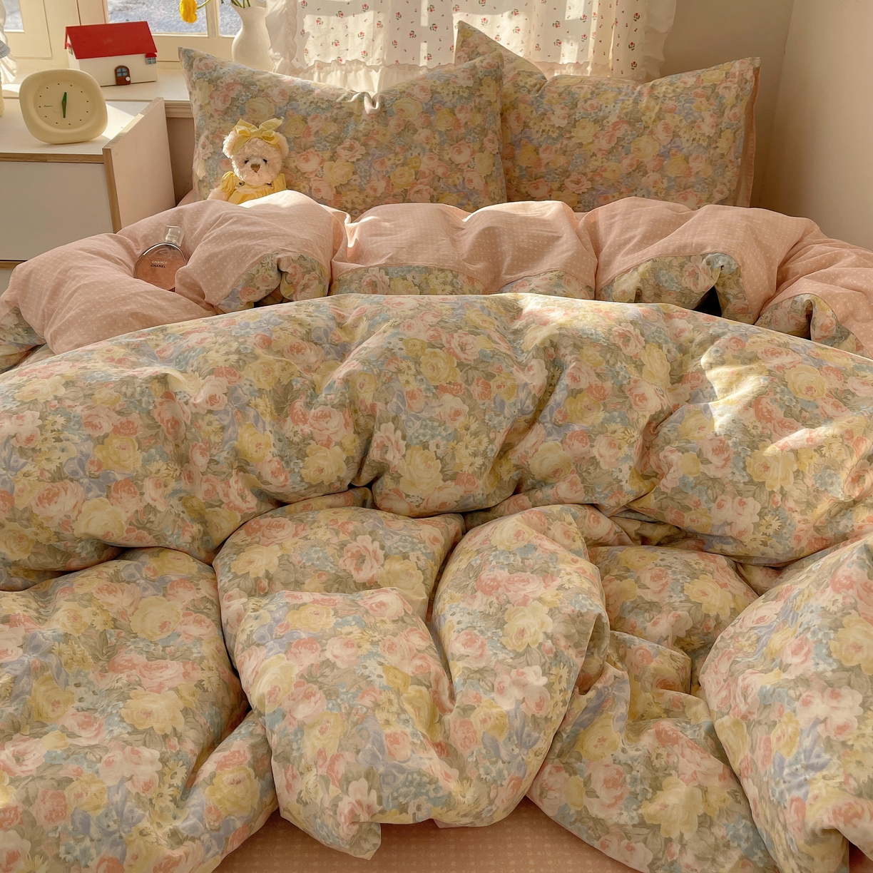 91家纺网 家纺一手货源 找家纺 （总）瑞莱 2025新款亲肤舒适全棉纯棉印花单被套系列