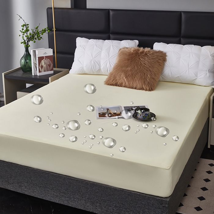 91家纺网 家纺一手货源 找家纺 （总）全美家居 2025新款高克重云柔针织棉防水床笠床笠单件单床笠