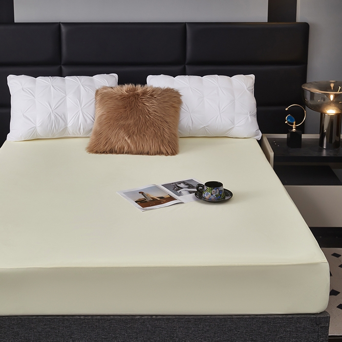 91家纺网 家纺一手货源 找家纺 （总）全美家居 2025新款高克重云柔针织棉防水床笠床笠单件单床笠