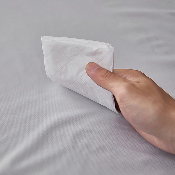 91家纺网 家纺一手货源 找家纺 全美家居 2025新款高克重云柔针织棉防水床笠床笠单件单床笠 烟灰色