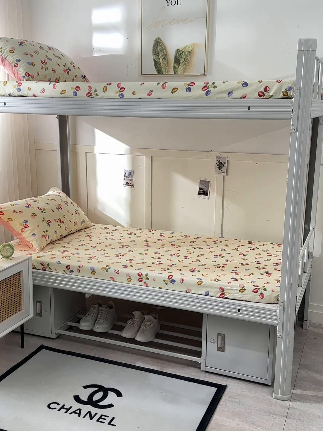 91家纺网 家纺一手货源 找家纺 （总）斯尔顿 2025新款13070全棉纯棉印花学生宿舍上下铺套件-第一批单品床笠单件单床笠