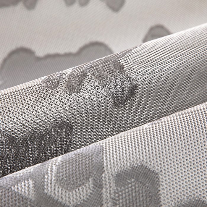 91家纺网 家纺一手货源 找家纺 莱家富 2025新款A类凉感提花冰丝凉席 快乐小熊-灰