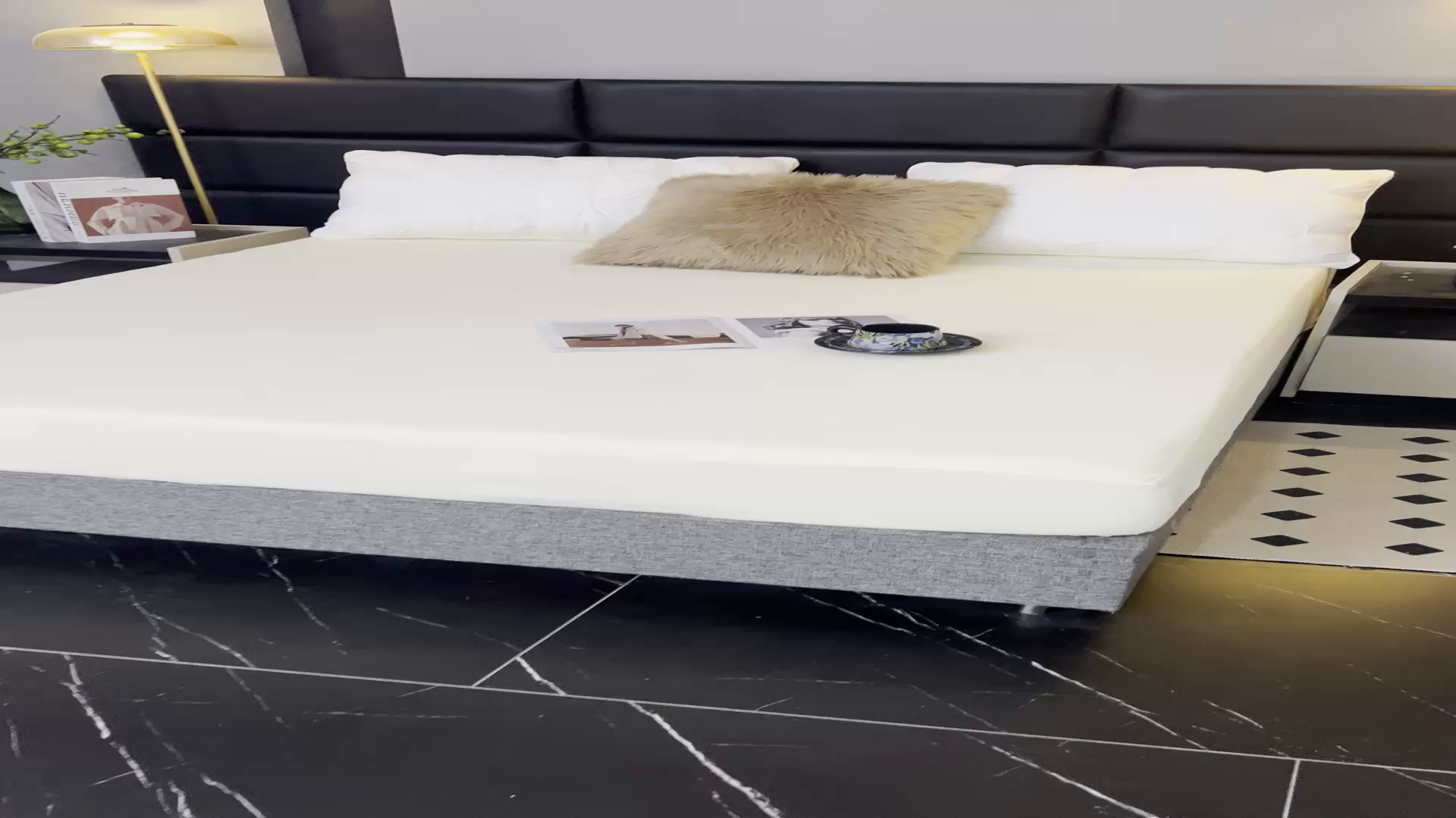 91家纺网 家纺一手货源 找家纺 （总）全美家居 2025新款高克重云柔针织棉防水床笠床笠单件单床笠