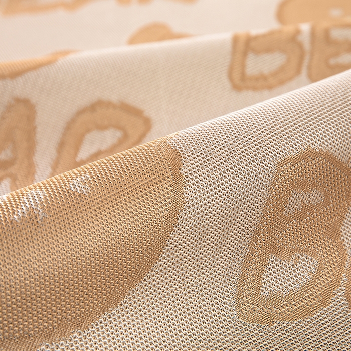 91家纺网 家纺一手货源 找家纺 莱家富 2025新款A类凉感提花冰丝凉席 快乐小熊-奶咖