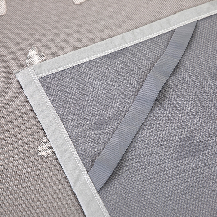 91家纺网 家纺一手货源 找家纺 莱家富 2025新款A类凉感提花冰丝凉席 心仪-灰