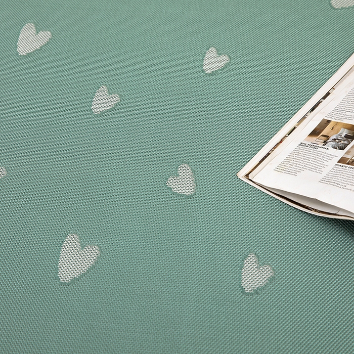 91家纺网 家纺一手货源 找家纺 莱家富 2025新款A类凉感提花冰丝凉席 心仪-绿