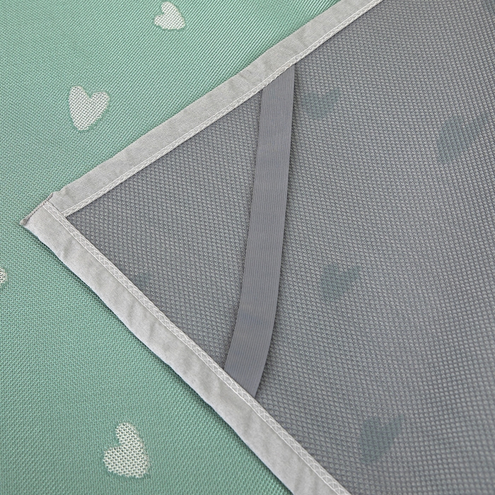 91家纺网 家纺一手货源 找家纺 莱家富 2025新款A类凉感提花冰丝凉席 心仪-绿