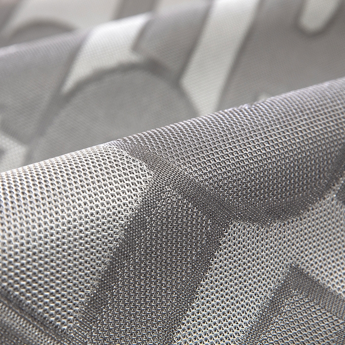 91家纺网 家纺一手货源 找家纺 莱家富 2025新款A类凉感提花冰丝凉席 字母涂鸦-灰