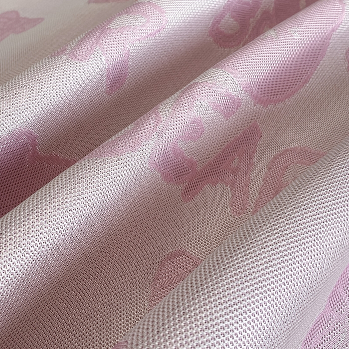 91家纺网 家纺一手货源 找家纺 莱家富 2025新款A类凉感提花冰丝凉席床裙款 快乐小熊-粉