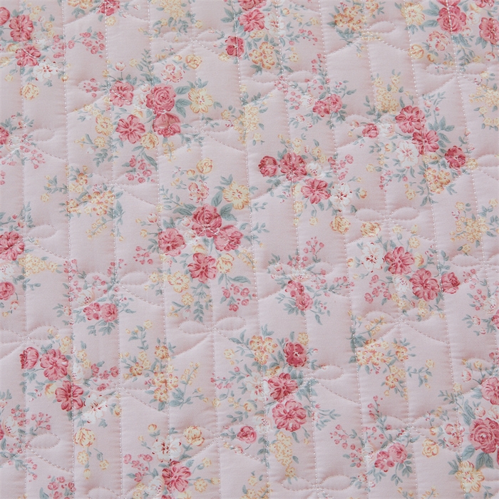 91家纺网 家纺一手货源 找家纺 （总）缦彩 2025新款全棉纯棉夹棉公主风花边床裙四件套