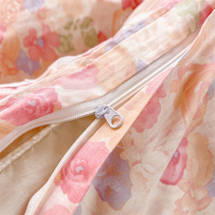 91家纺网 家纺一手货源 找家纺 （总）缦彩 2025新款韩版公主风纯棉全棉床裙四件套