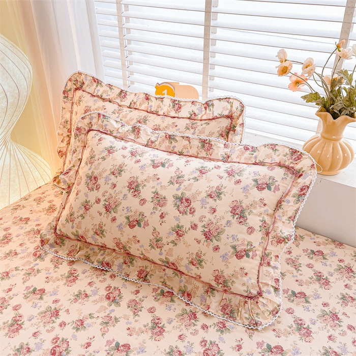 91家纺网 家纺一手货源 找家纺 （总）缦彩 2025新款韩版全棉公主风纯棉床裙单品