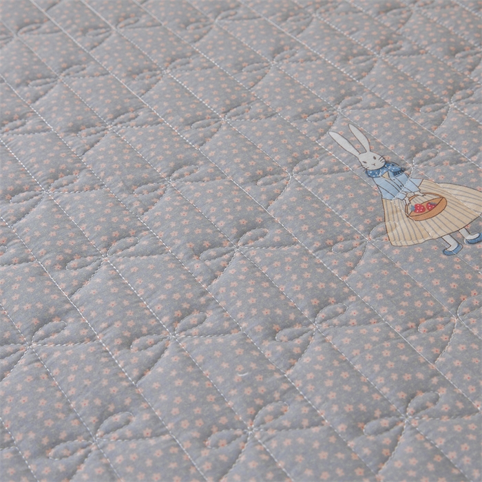 91家纺网 家纺一手货源 找家纺 缦彩 2025新款韩版A类全棉公主风纯棉夹棉床裙 小萝莉