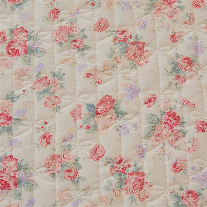 91家纺网 家纺一手货源 找家纺 缦彩 2025新款韩版A类全棉公主风纯棉夹棉床裙 蒂芙尼