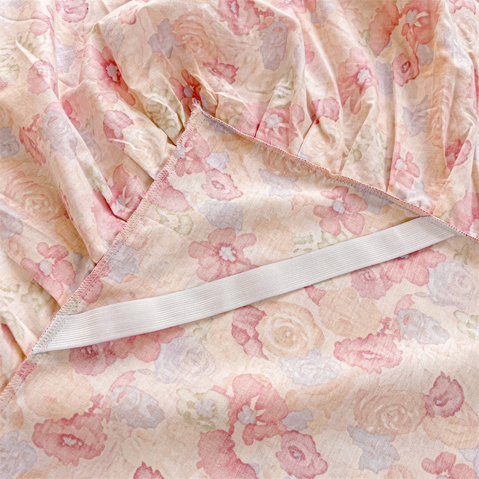 91家纺网 家纺一手货源 找家纺 （总）缦彩 2025新款韩版公主风纯棉全棉床裙四件套