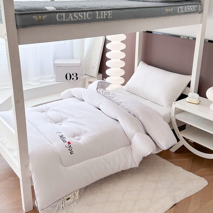 91家纺网 家纺一手货源 找家纺 （总）招财狼家纺 2025新款学生大礼包三件套被子床垫枕芯