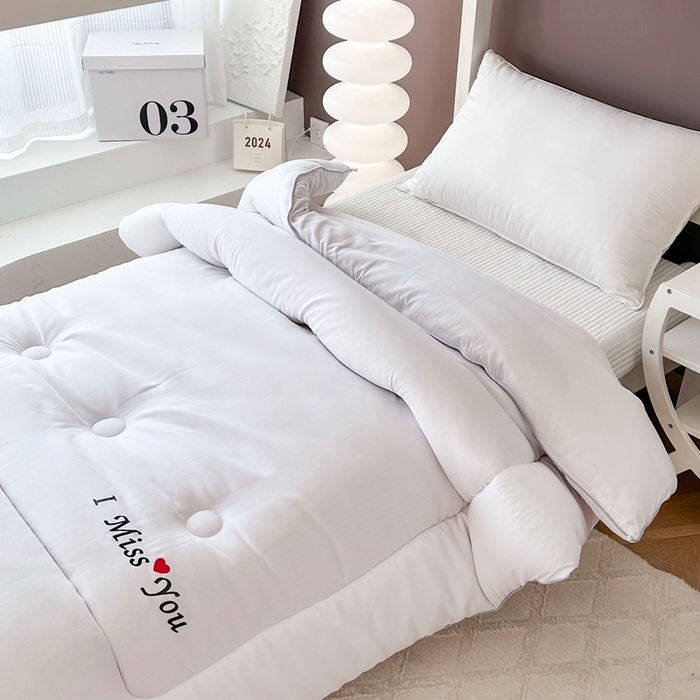 91家纺网 家纺一手货源 找家纺 （总）招财狼家纺 2025新款学生大礼包三件套被子床垫枕芯